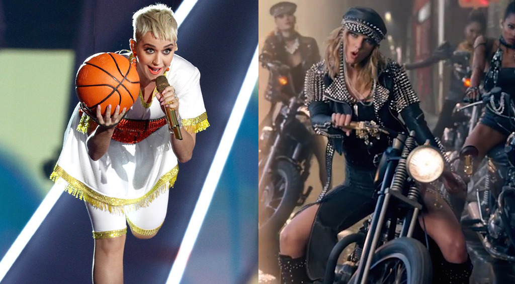 Why Katy Perry Didn T Watch Taylor Swift S Look What You Made Me Do Premiere At The 2017 Mtv Vmas E Online